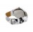 Womage 9329 Orologio analogico - cinturino in ecopelle - design matita (silver)